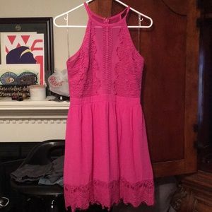 Francesca’s Pink Dress